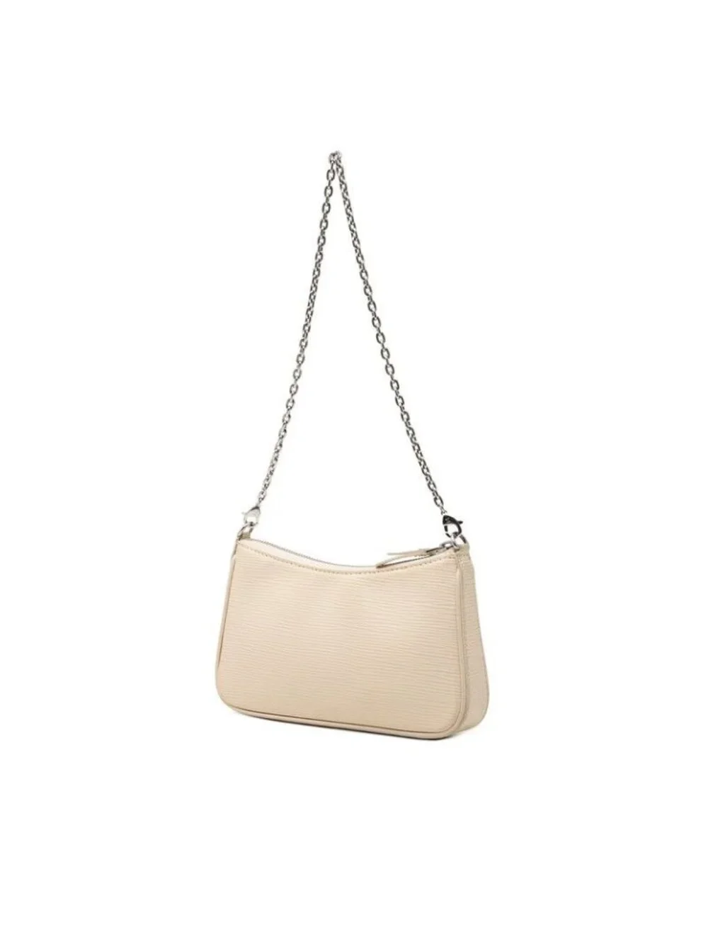 Louis Vuitton Epi Easy Pouch 2-Way Shoulder Bag Beige Leather